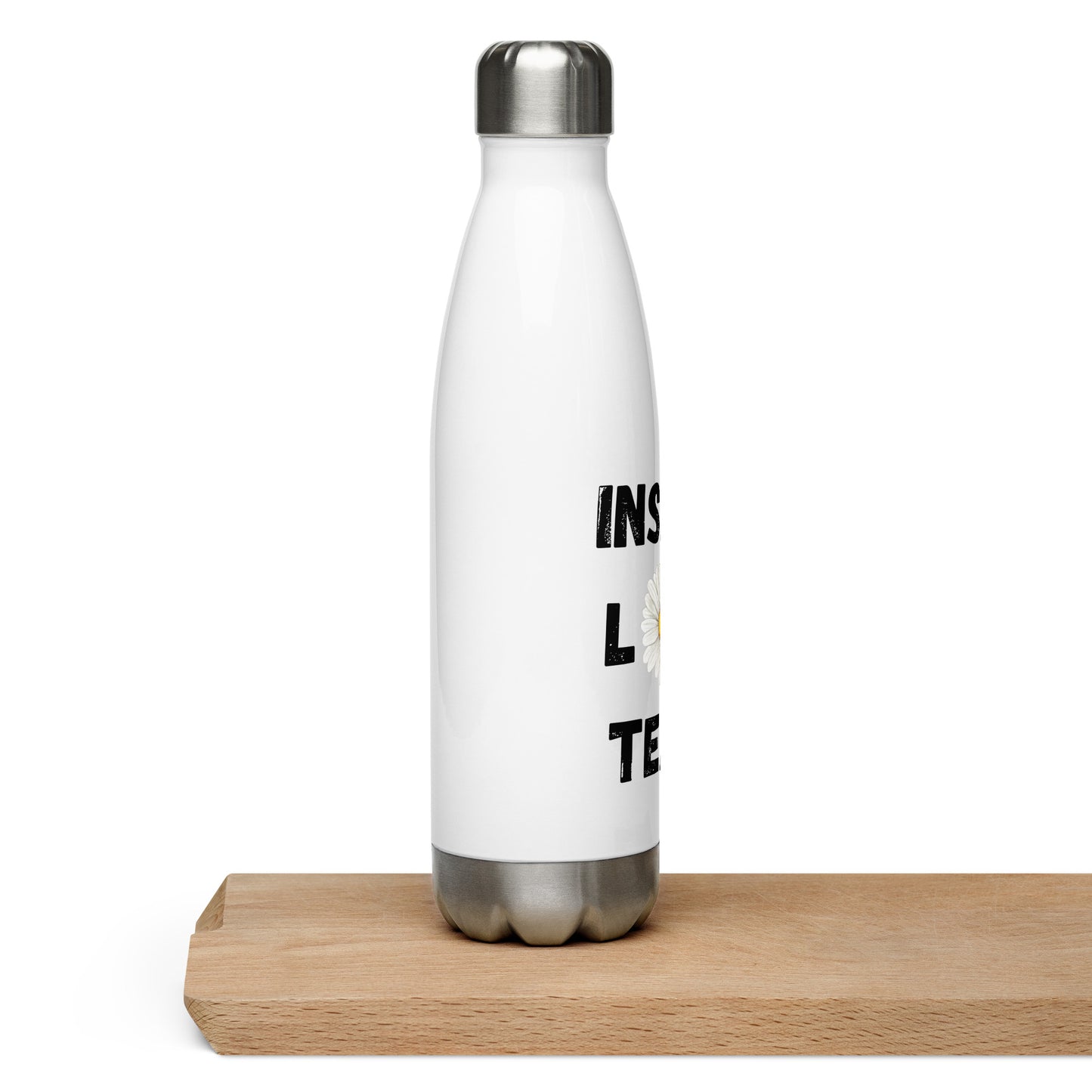 Inspire, Love. Teach Stainless steel water bottle