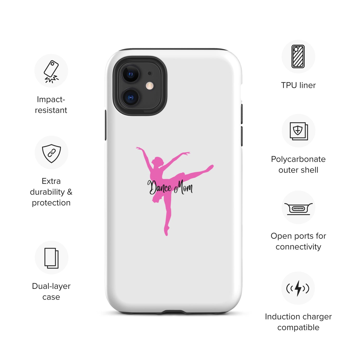 Dance Mom Ballerina Tough Case for iPhone®