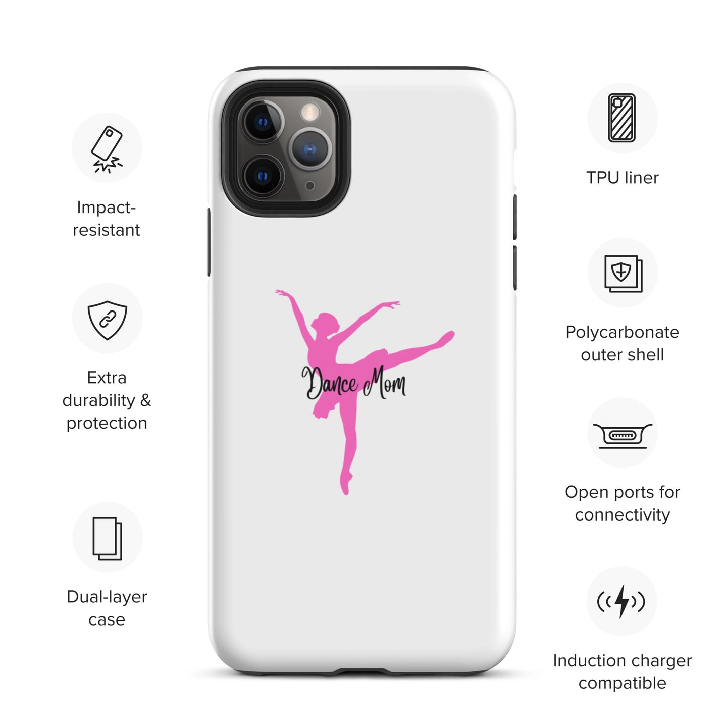 Dance Mom Ballerina Tough Case for iPhone®