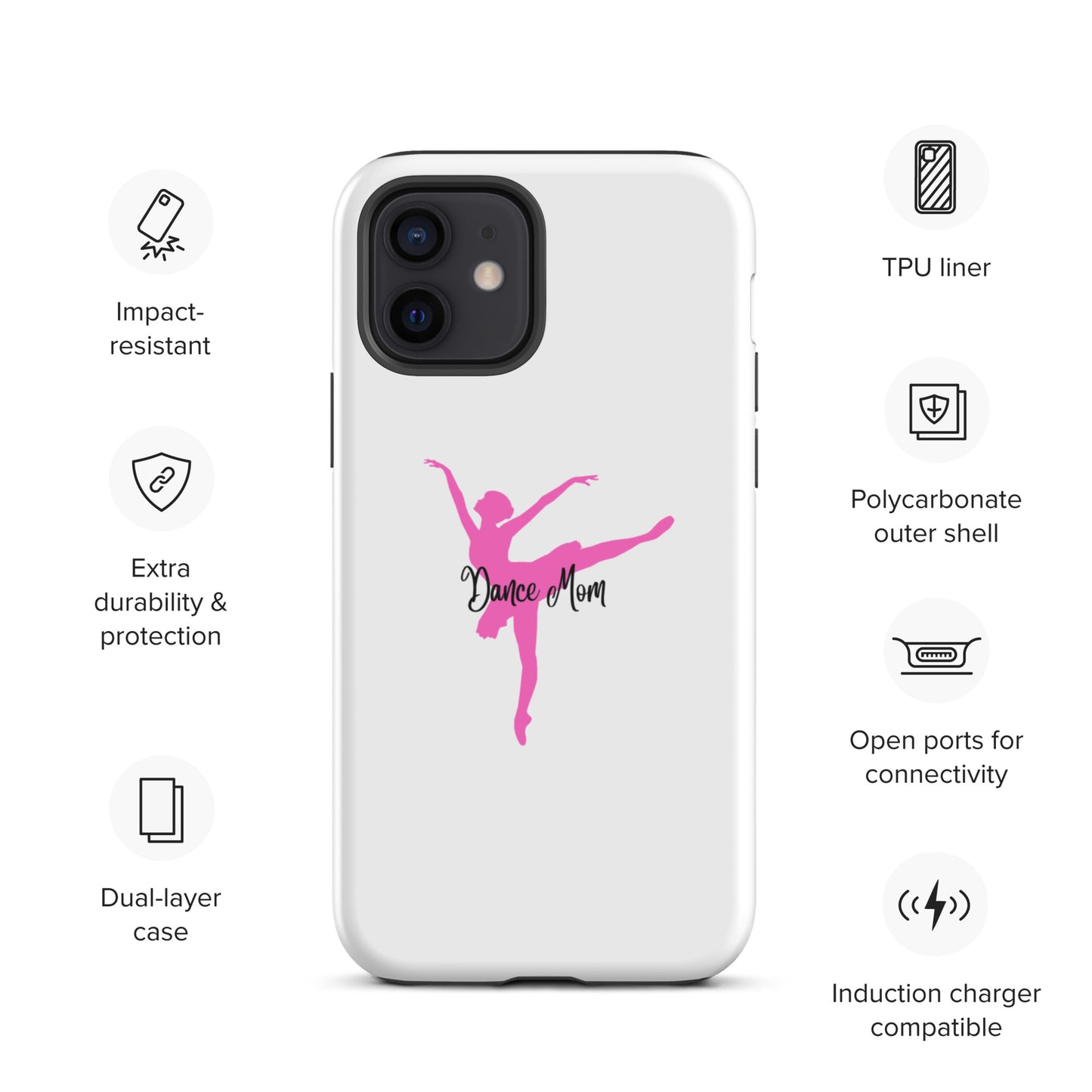 Dance Mom Ballerina Tough Case for iPhone®