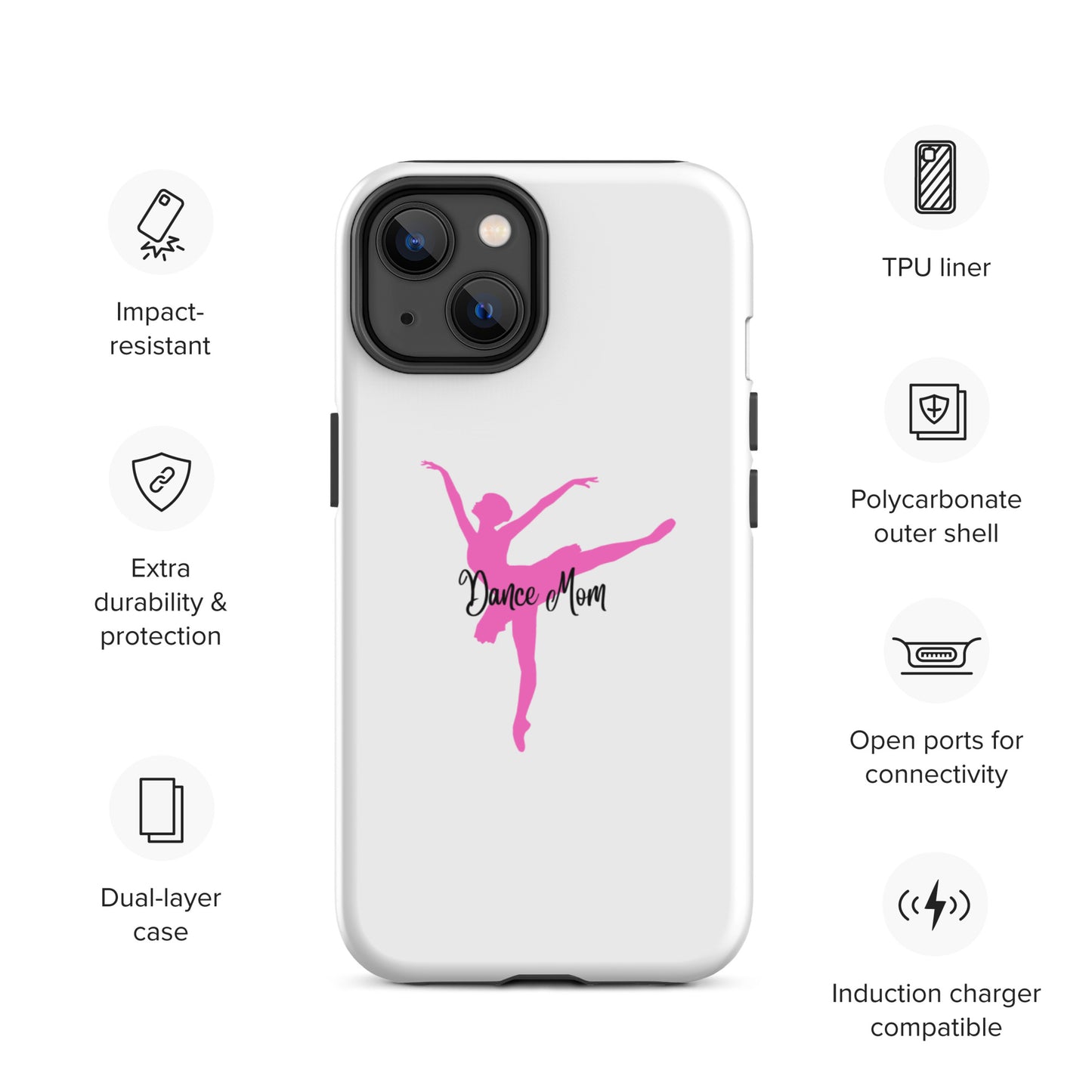 Dance Mom Ballerina Tough Case for iPhone®