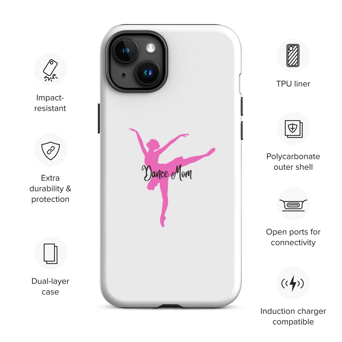 Dance Mom Ballerina Tough Case for iPhone®