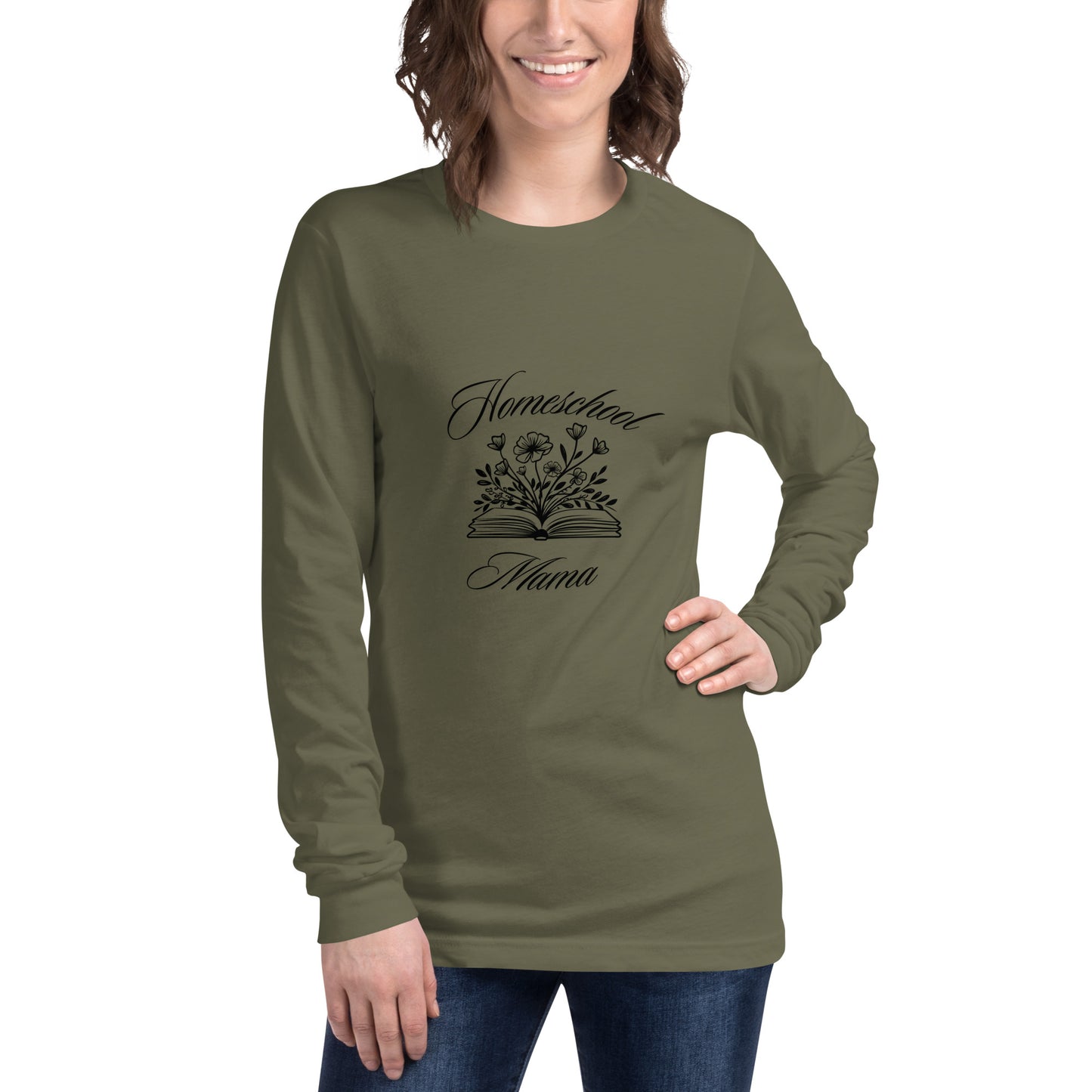 Homeschool Mama Unisex Long Sleeve Tee