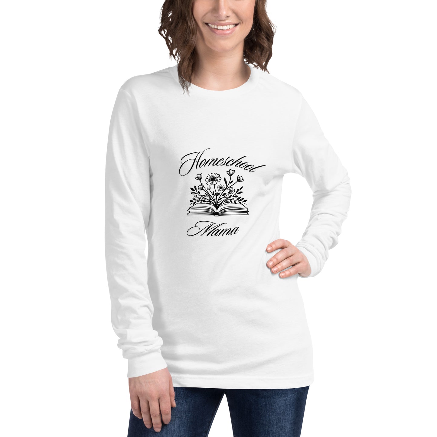 Homeschool Mama Unisex Long Sleeve Tee