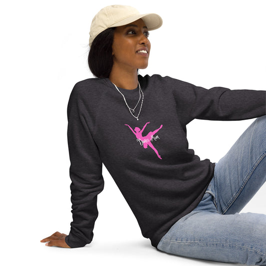 Dance Mom Ballerina Unisex organic raglan sweatshirt